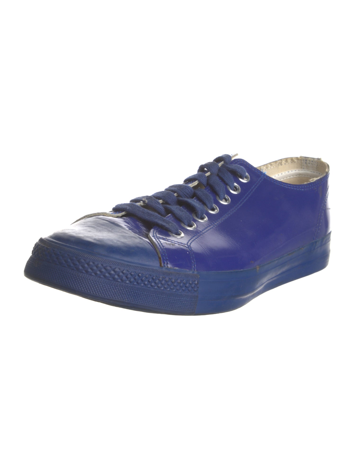 Junya Watanabe Comme des Garçons MAN Late 2000's - Early 2010's Vegan Patent Leather Sneakers