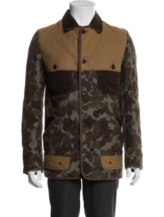 Junya Watanabe Comme des Garçons MAN Wool Camouflage Print Trucker Jacket