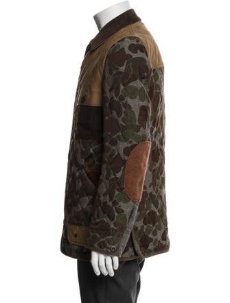 Junya Watanabe Comme des Garçons MAN Wool Camouflage Print Trucker Jacket
