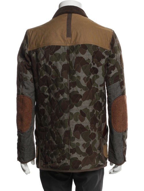 Junya Watanabe Comme des Garçons MAN Wool Camouflage Print Trucker Jacket