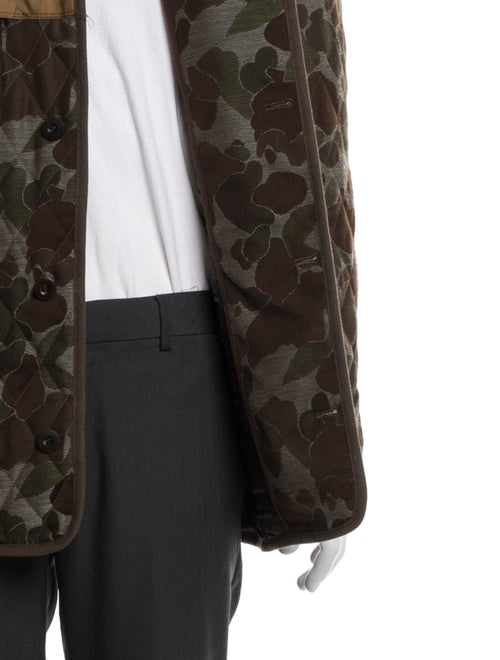 Junya Watanabe Comme des Garçons MAN Wool Camouflage Print Trucker Jacket