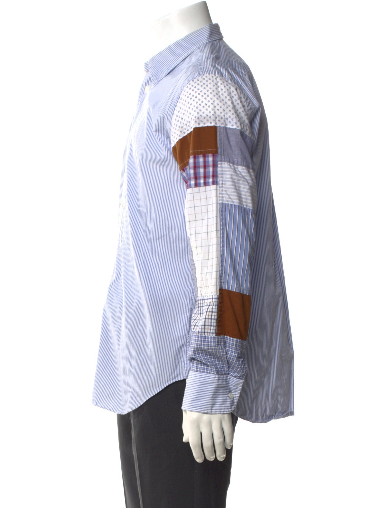 Junya Watanabe Comme des Garçons MAN Striped Long Sleeve Shirt