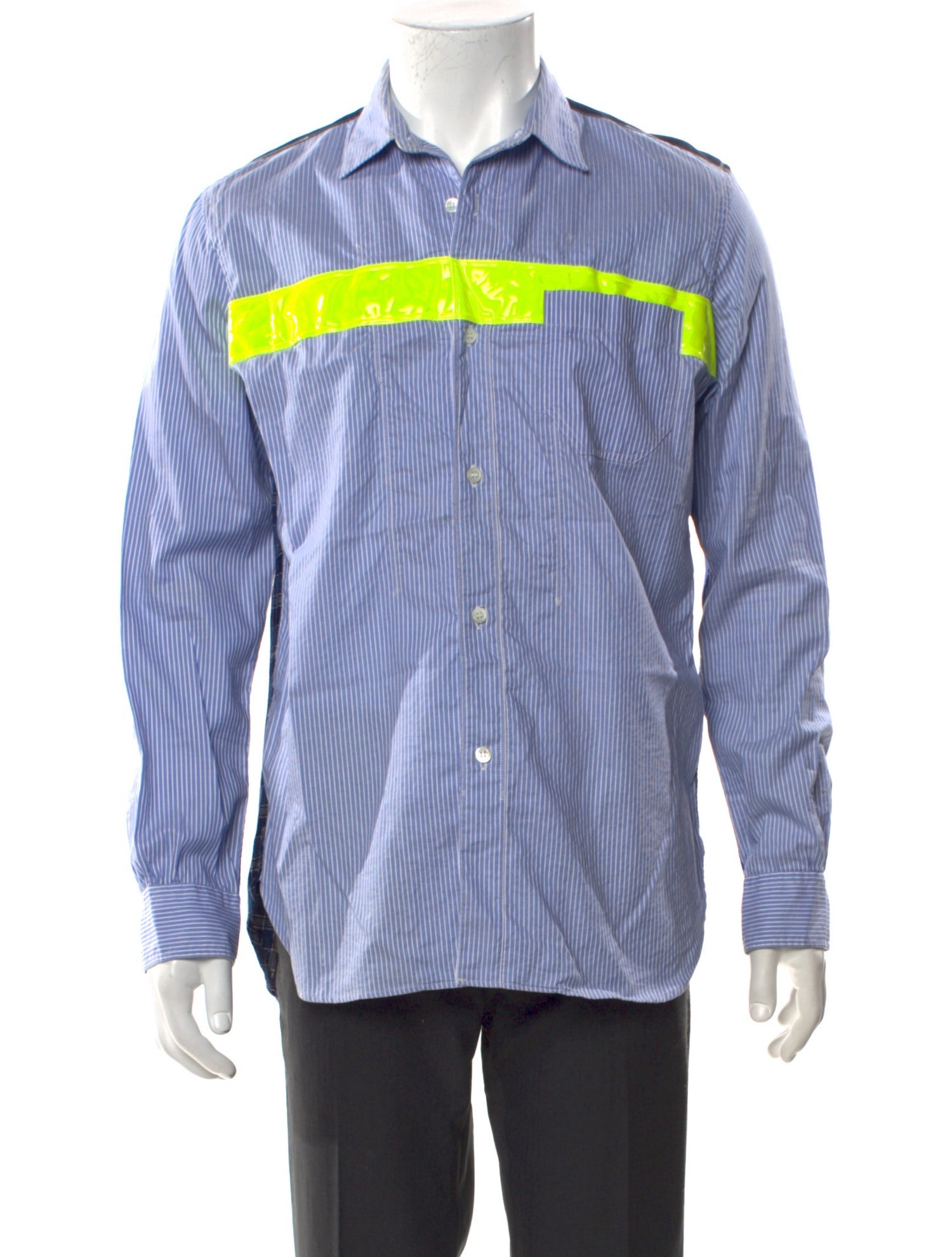 Junya Watanabe Comme des Garçons MAN Striped Long Sleeve Shirt