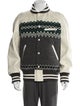 Junya Watanabe Comme des Garçons MAN Wool Striped Varsity Jacket