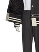 Junya Watanabe Comme des Garçons MAN Wool Striped Varsity Jacket