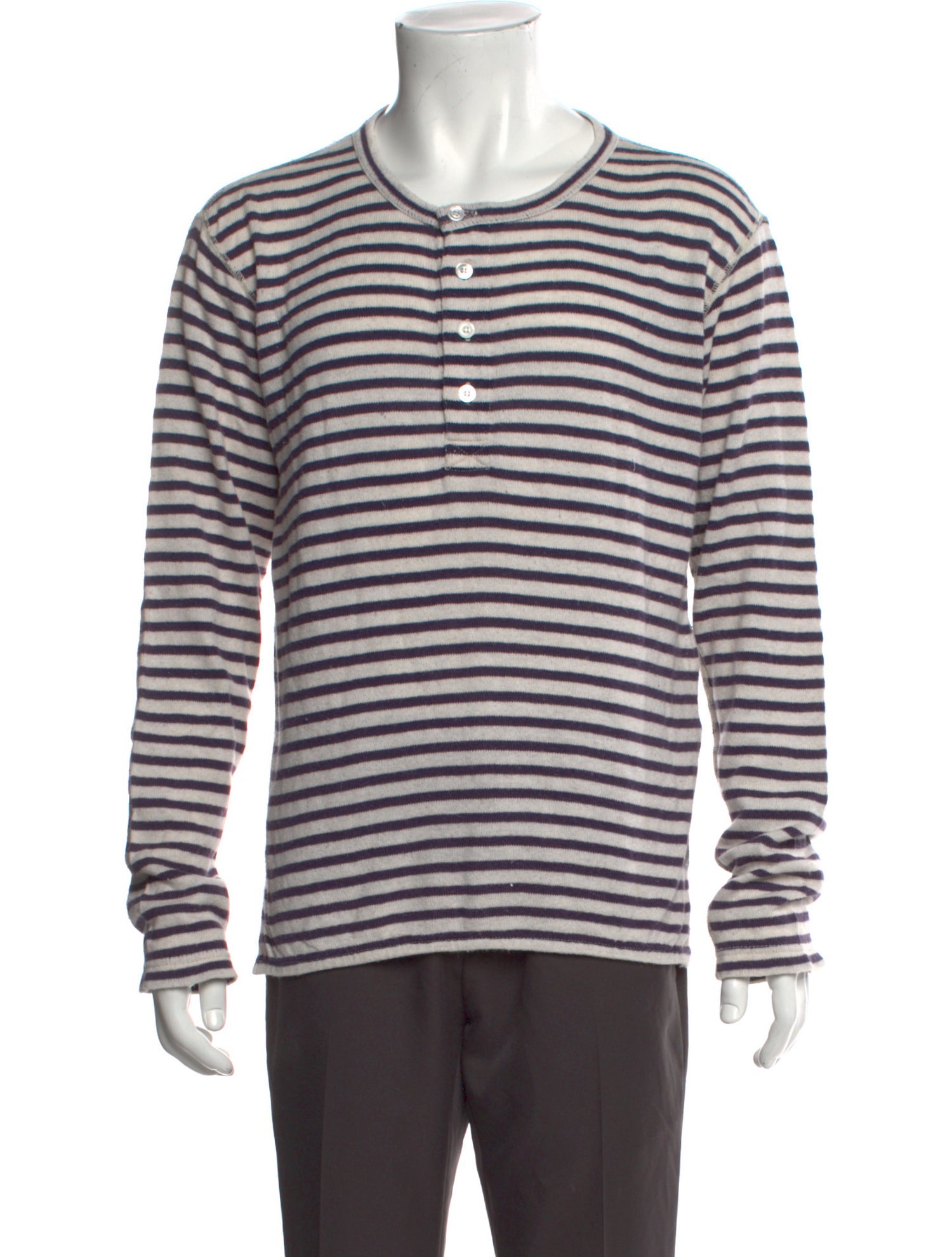Junya Watanabe Comme des Garçons MAN Striped Crew Neck T-Shirt