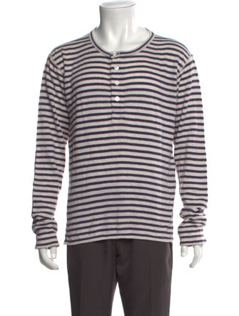 Junya Watanabe Comme des Garçons MAN Striped Crew Neck T-Shirt