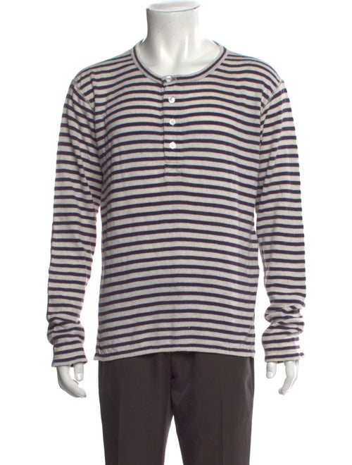 Junya Watanabe Comme des Garçons MAN Striped Crew Neck T-Shirt