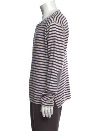 Junya Watanabe Comme des Garçons MAN Striped Crew Neck T-Shirt