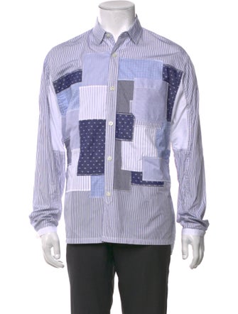 Junya Watanabe Comme des Garçons MAN Striped Long Sleeve Shirt