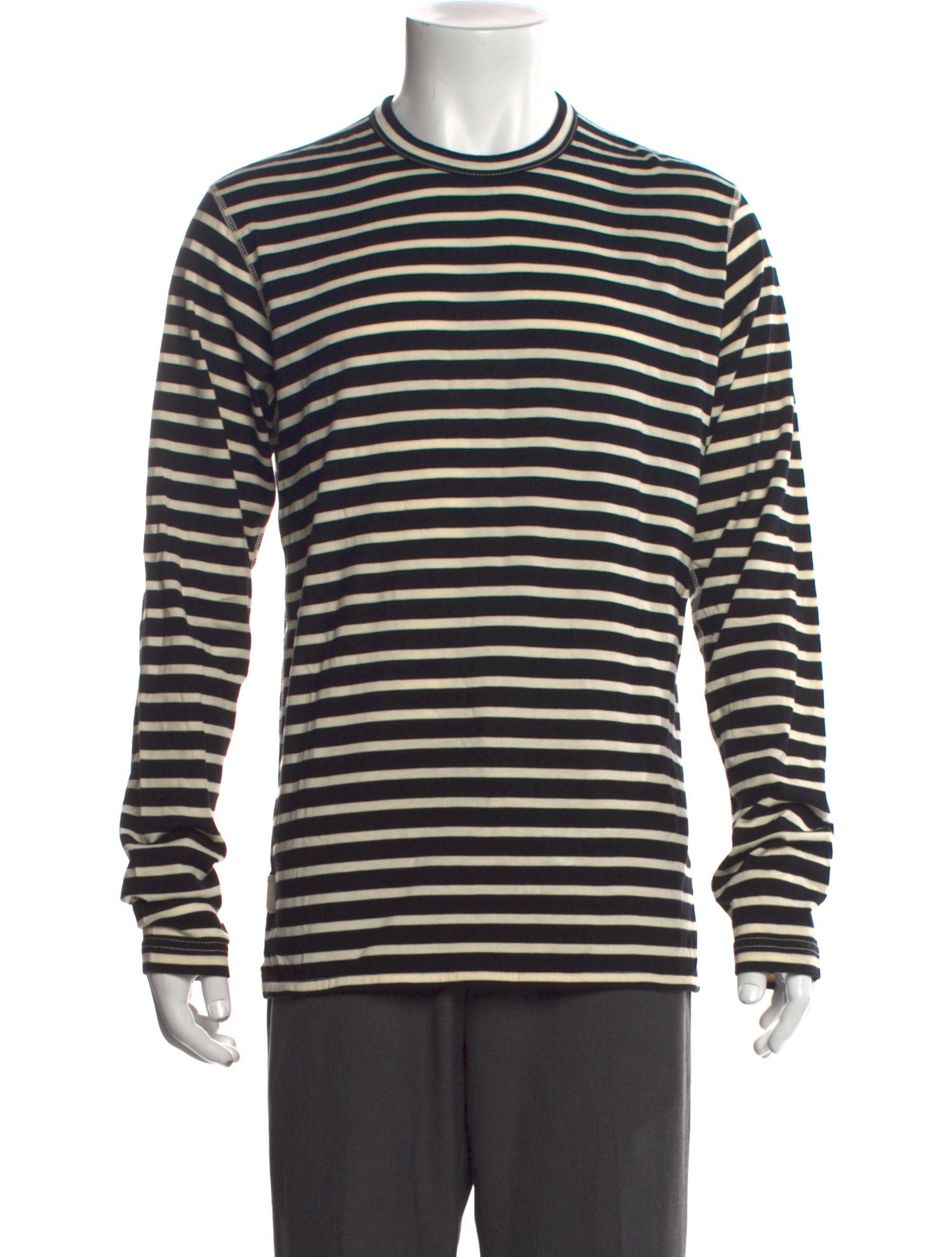 Junya Watanabe Comme des Garçons MAN Striped Crew Neck T-Shirt