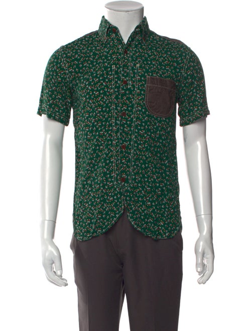 Junya Watanabe Comme des Garçons MAN Printed Short Sleeve Shirt