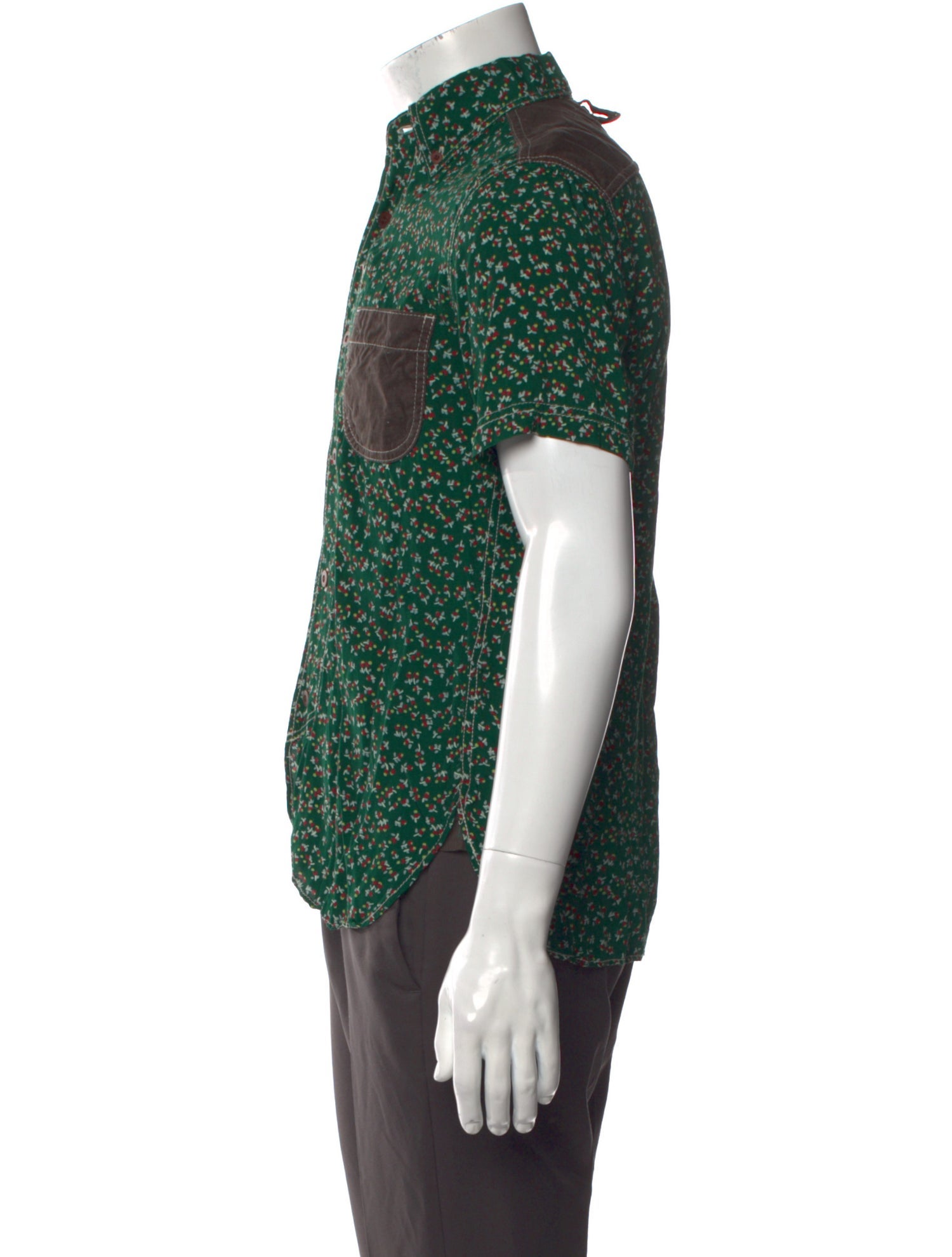 Junya Watanabe Comme des Garçons MAN Printed Short Sleeve Shirt