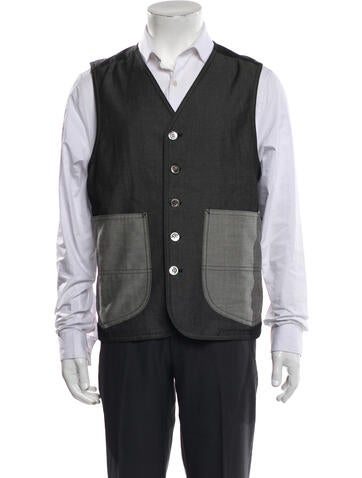Junya Watanabe Comme des Garçons MAN Suiting 2009 Wool Suit Vest L