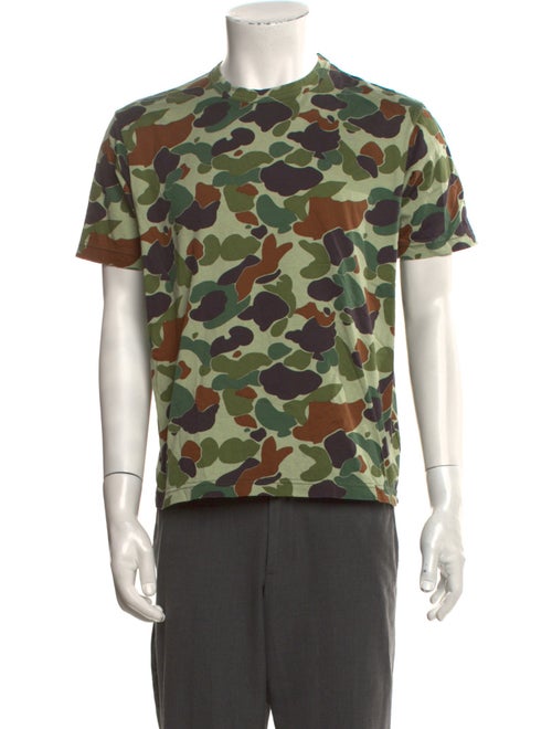 Junya Watanabe Comme des Garçons MAN Camouflage Print Crew Neck T-Shirt
