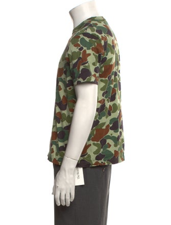 Junya Watanabe Comme des Garçons MAN Camouflage Print Crew Neck T-Shirt