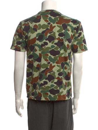 Junya Watanabe Comme des Garçons MAN Camouflage Print Crew Neck T-Shirt