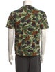 Junya Watanabe Comme des Garçons MAN Camouflage Print Crew Neck T-Shirt