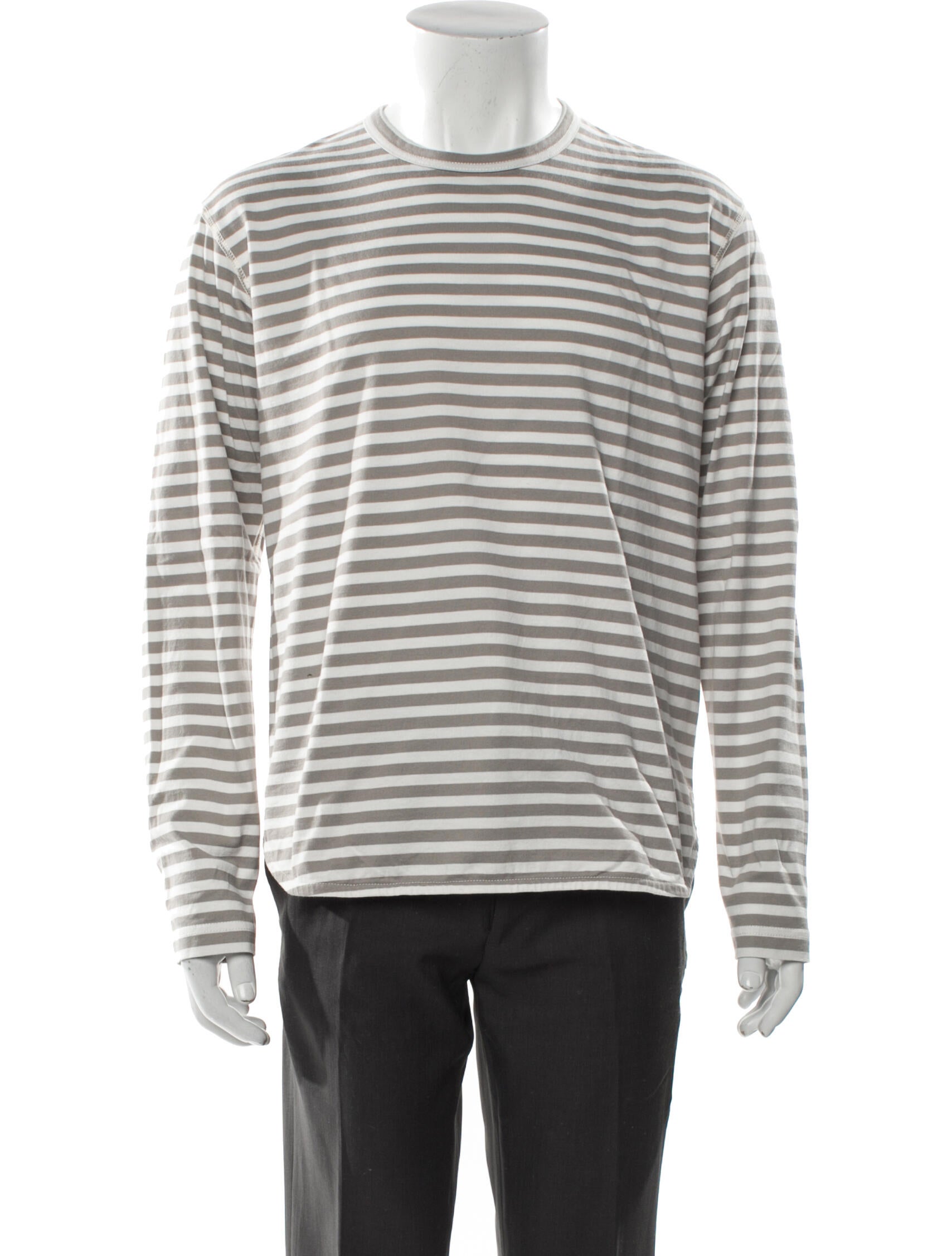 Junya Watanabe Comme des Garçons MAN Striped Crew Neck T-Shirt