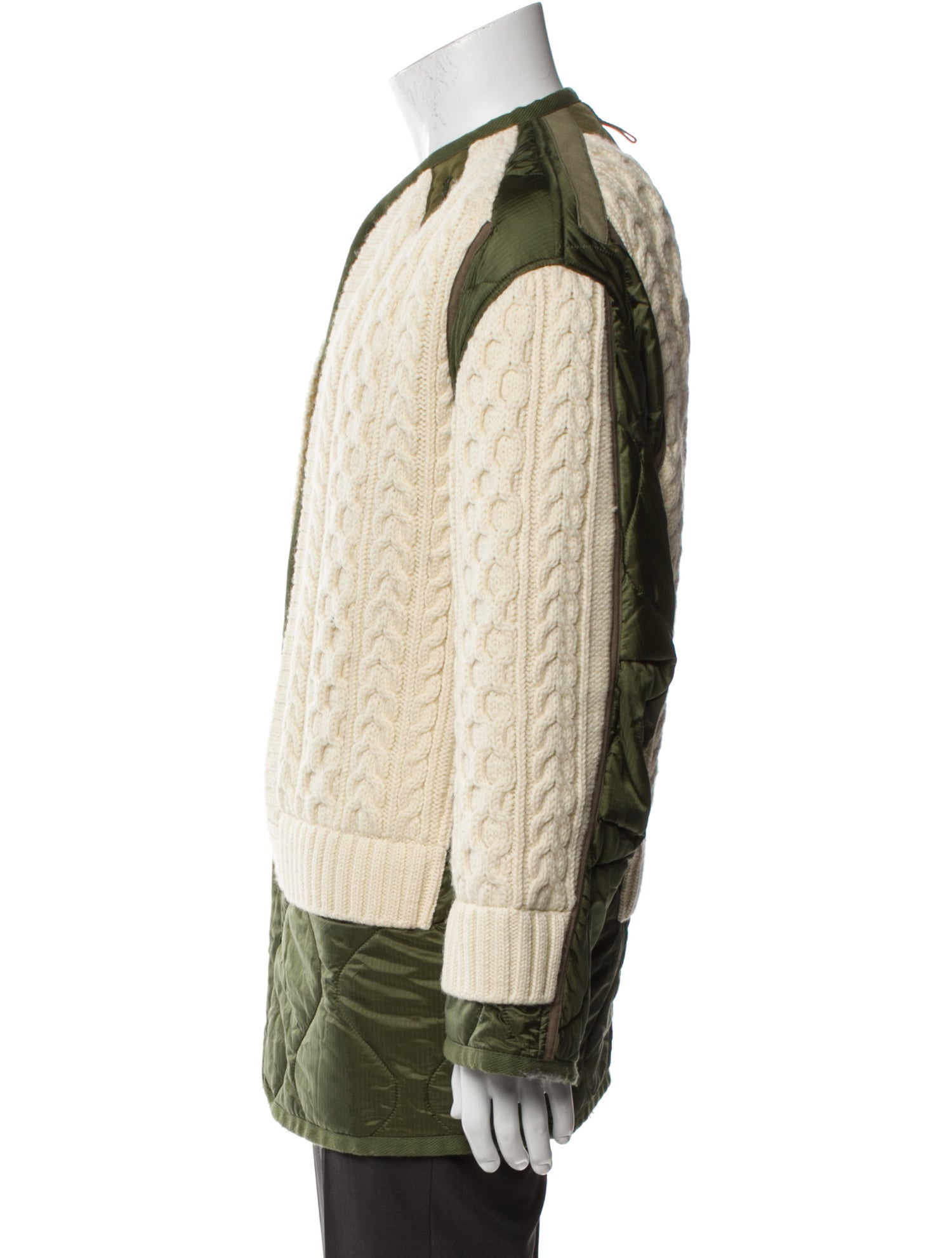 Junya Watanabe Comme des Garçons MAN Wool Colorblock Pattern Jacket