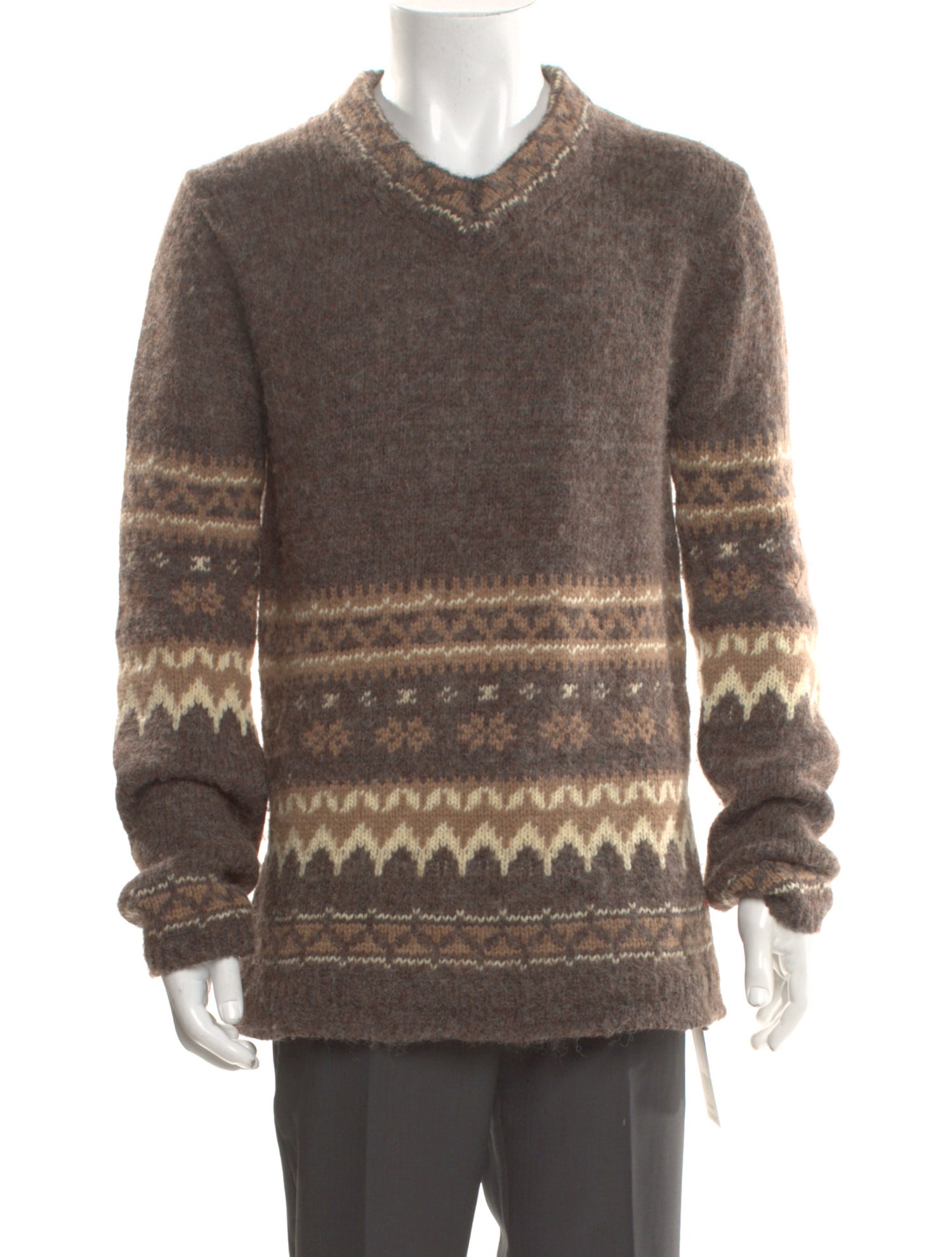 Junya Watanabe Comme des Garçons MAN Wool Printed Pullover