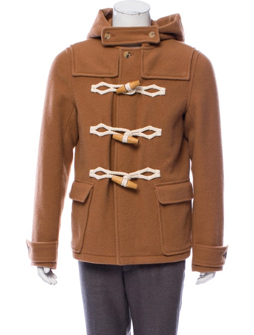 J.w. Anderson Wool Duffel Coat tan