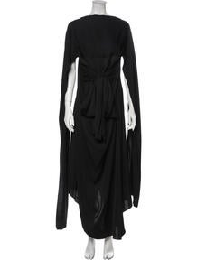 Bateau Neckline Midi Length Dress w/ Tags