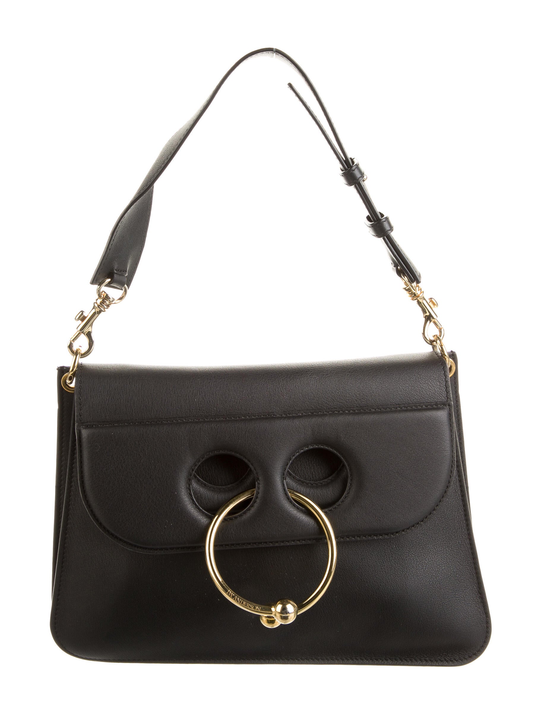 Celine Vintage Leather Shoulder Bag Brown Shoulder Bags, Handbags