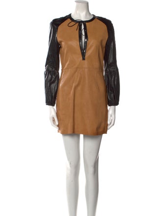 J.W. Anderson Leather Mini Dress
