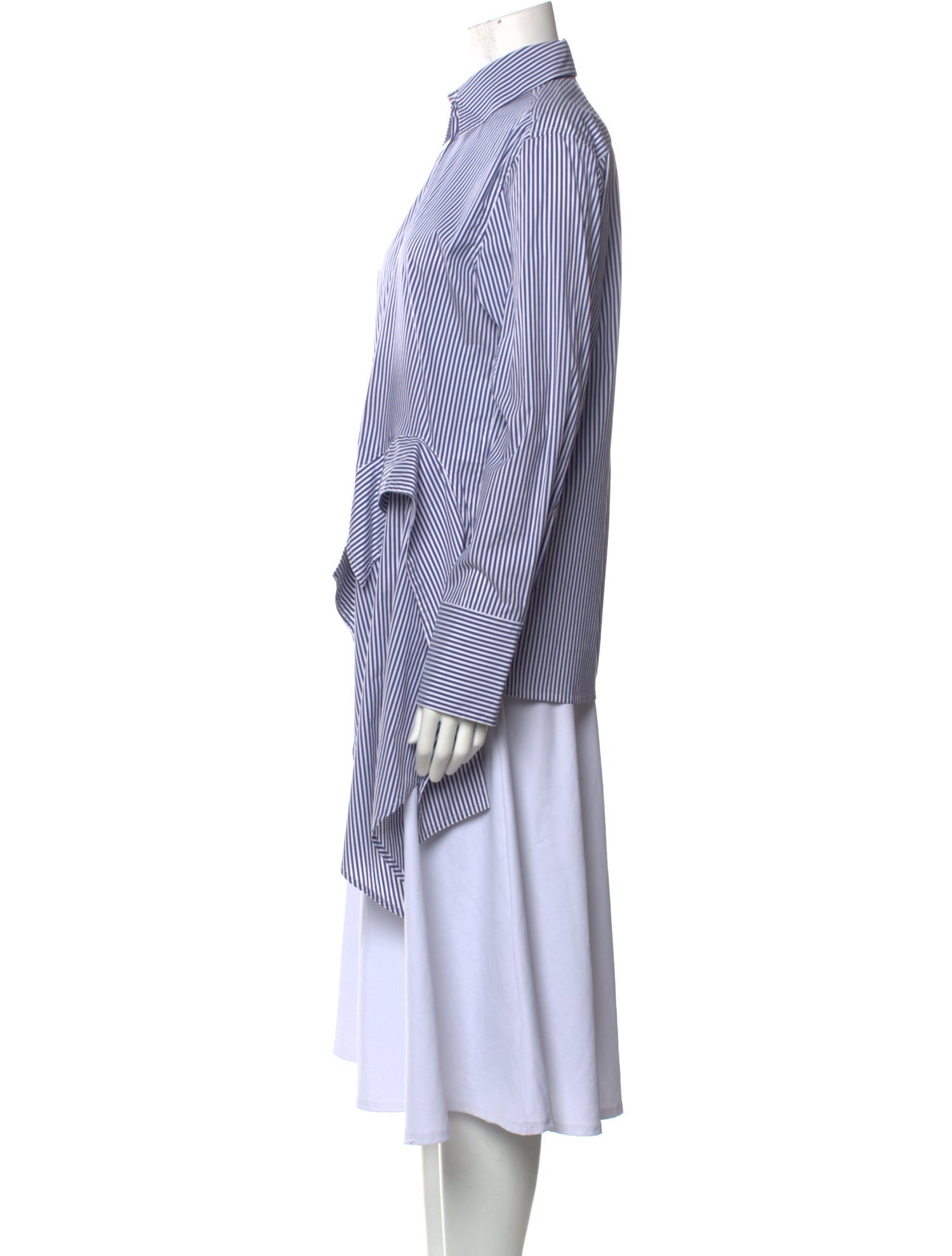 J.W. Anderson Striped Long Sleeve Tunic