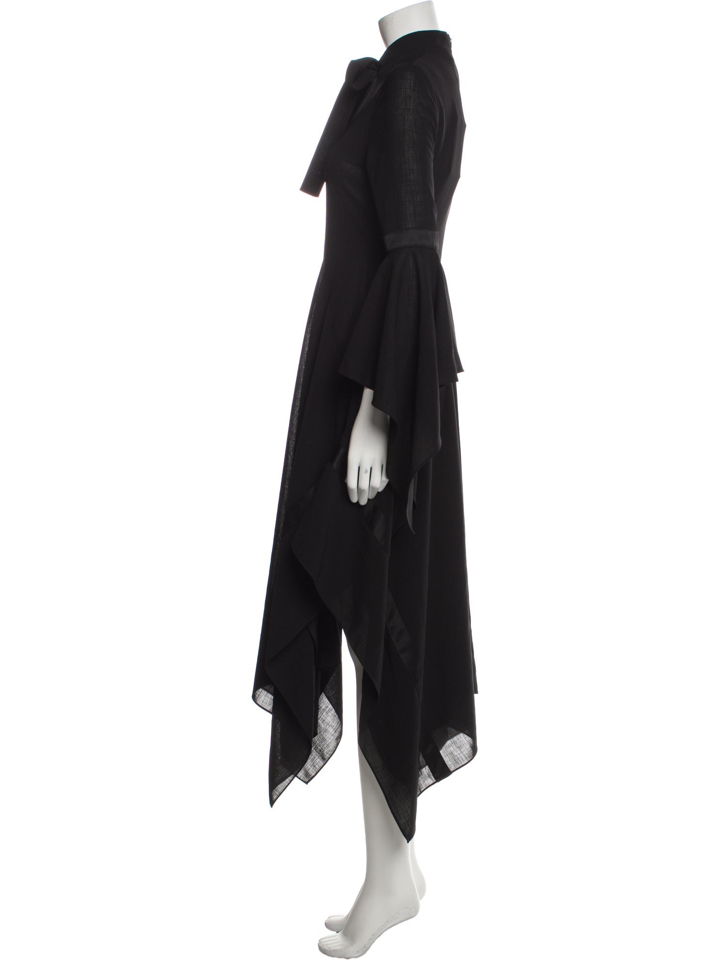 TIE NECK LONG DRESS UNTAMED RUNAWAY