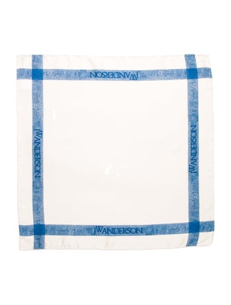 J.W. Anderson Silk Striped Scarf