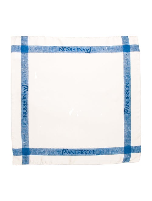 J.W. Anderson Silk Striped Scarf