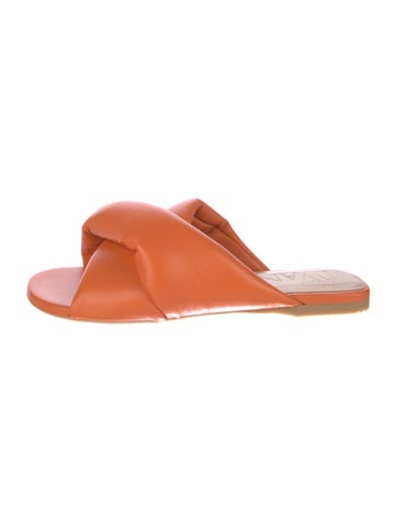 J.w. Anderson Sandals Leather Slides Us7, It37 | 7