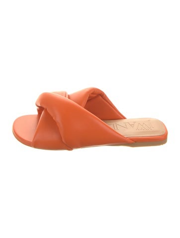 J.w. Anderson Sandals Leather Slides Us7, It37 | 7