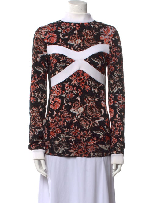 J.W. Anderson Printed Mock Neck Sweater