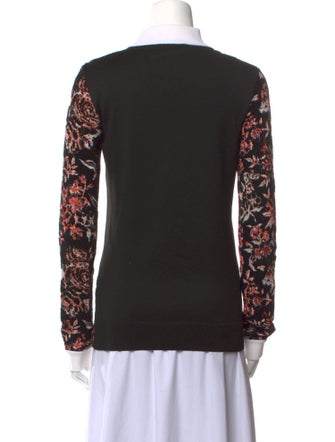 J.W. Anderson Printed Mock Neck Sweater