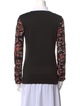 J.W. Anderson Printed Mock Neck Sweater