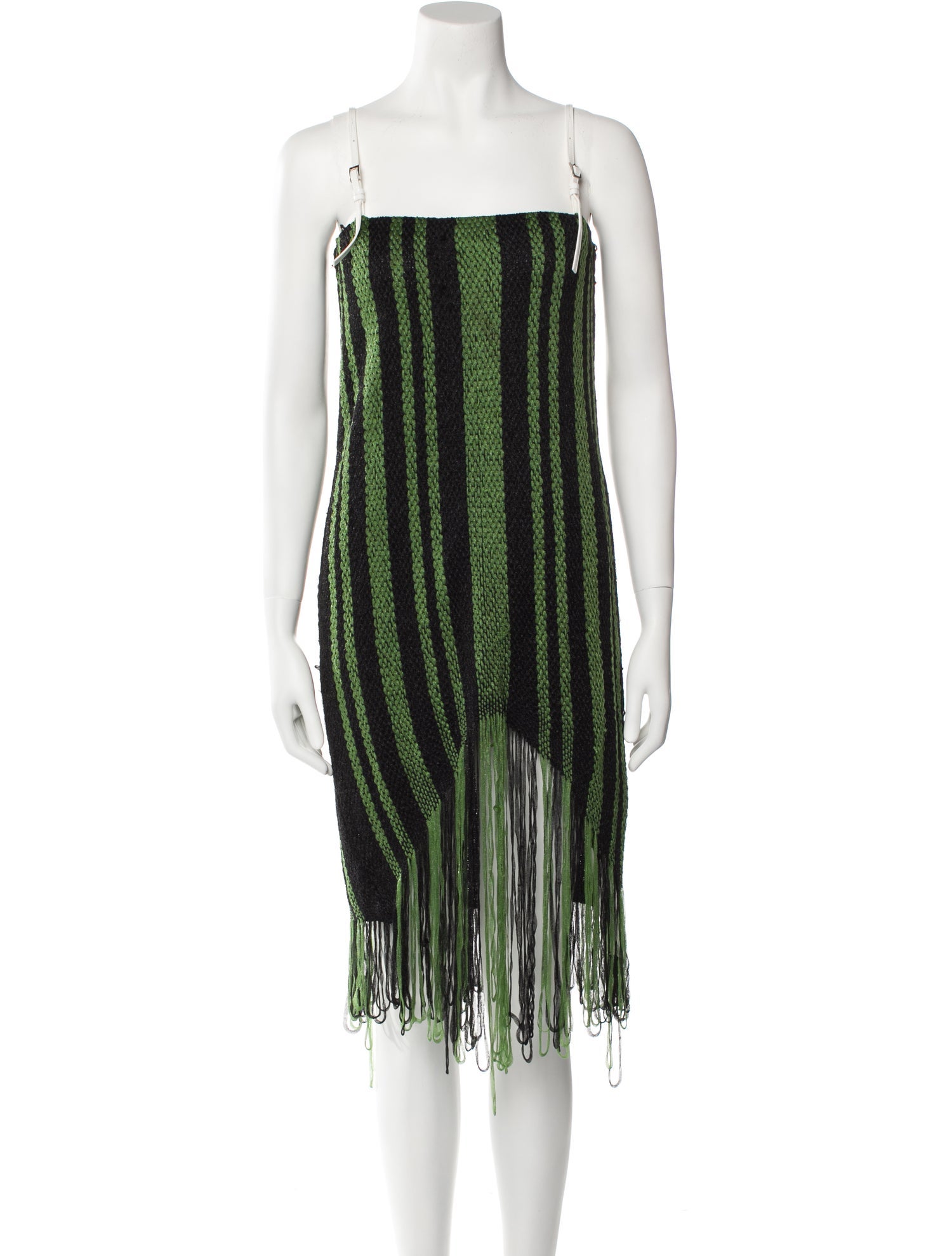 J.W. Anderson Striped Midi Length Dress