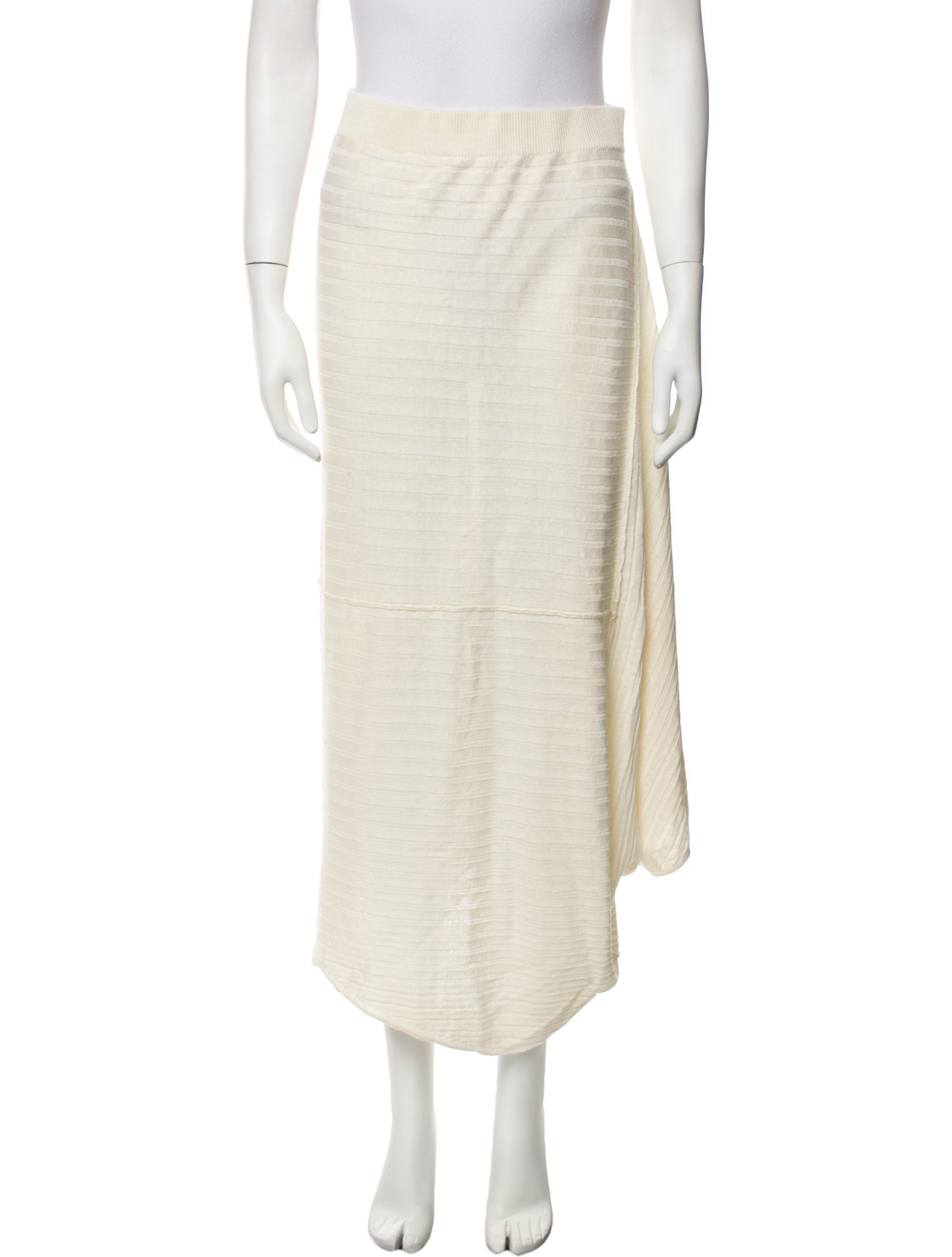 J.W. Anderson Linen Midi Length Skirt