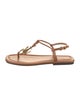 J.W. Anderson Leather T-Strap Sandals