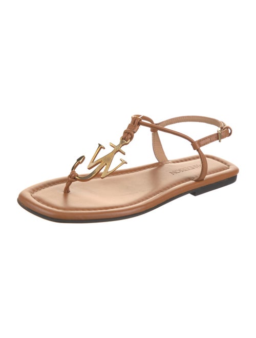 J.W. Anderson Leather T-Strap Sandals