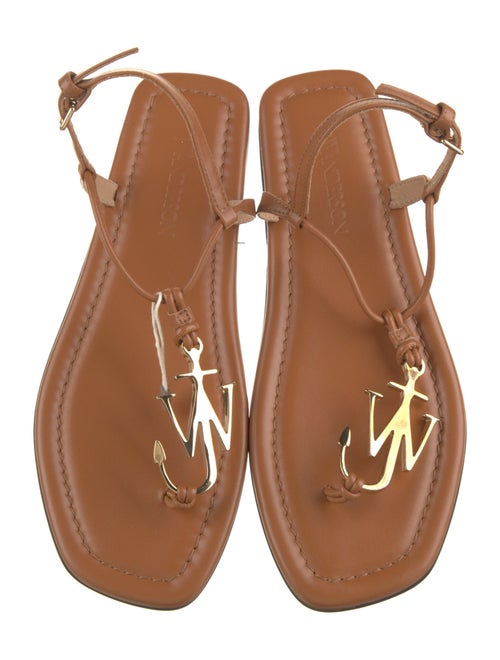 J.W. Anderson Leather T-Strap Sandals