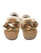 J.W. Anderson Suede Chain-Link Accents Mules