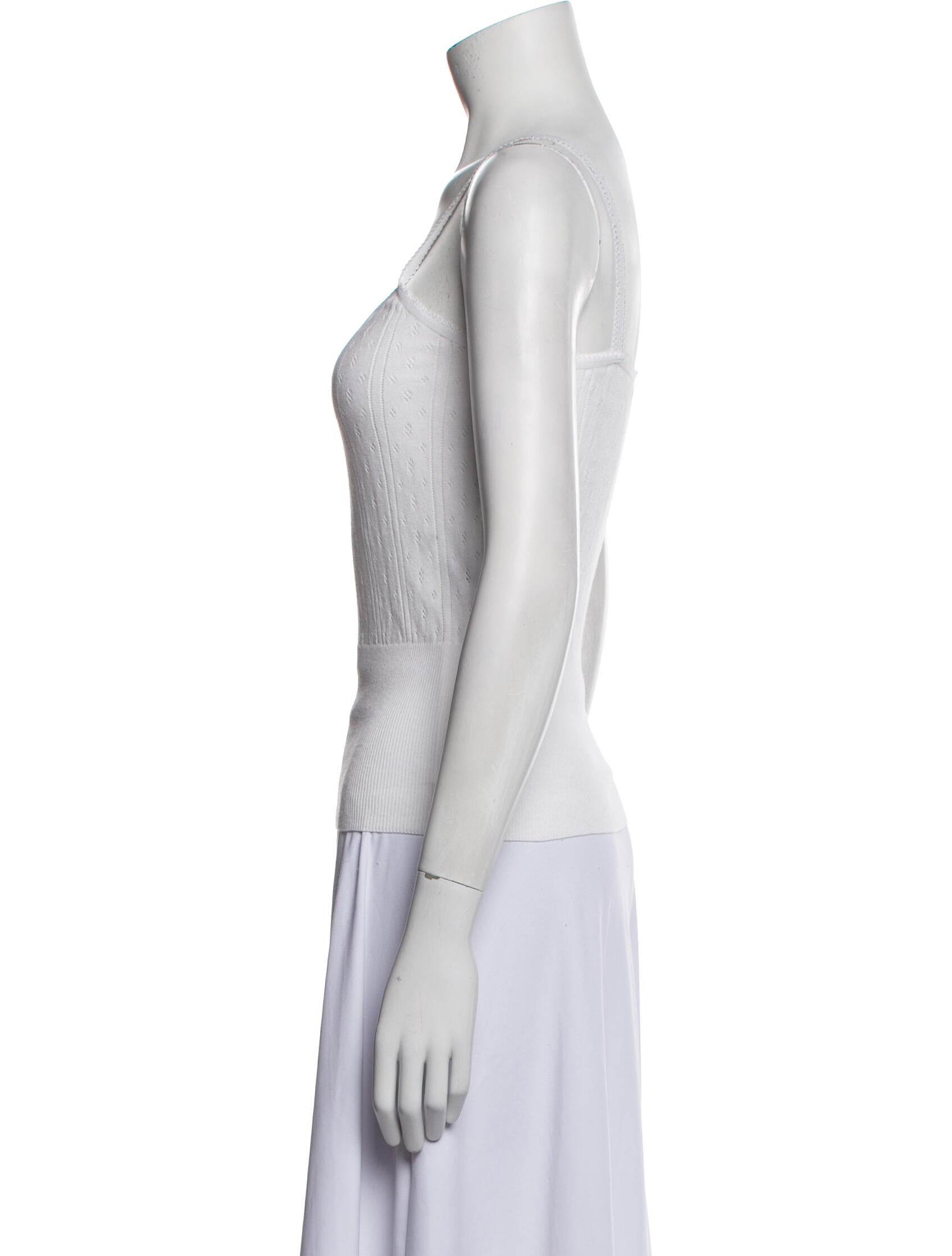 J.W. Anderson Square Neckline Sleeveless Top