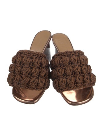 J.W. Anderson Floral Print Slides