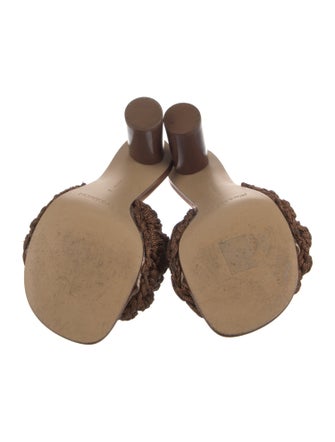 J.W. Anderson Floral Print Slides