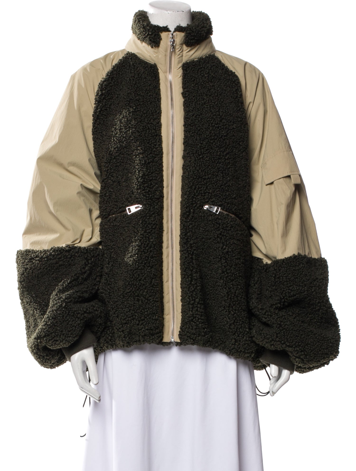 J.W. Anderson Colorblock Pattern Parka