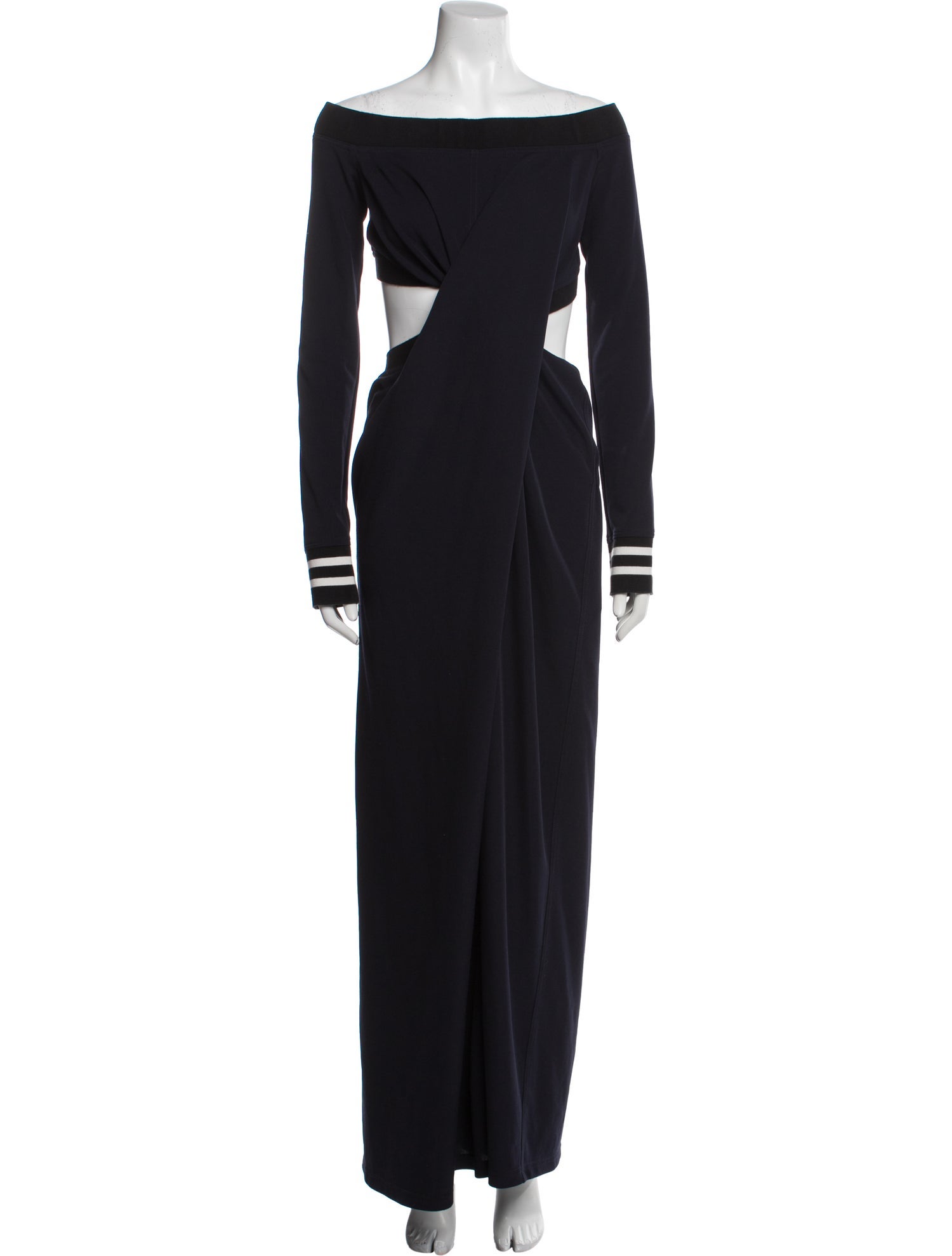 J.W. Anderson Bateau Neckline Long Dress