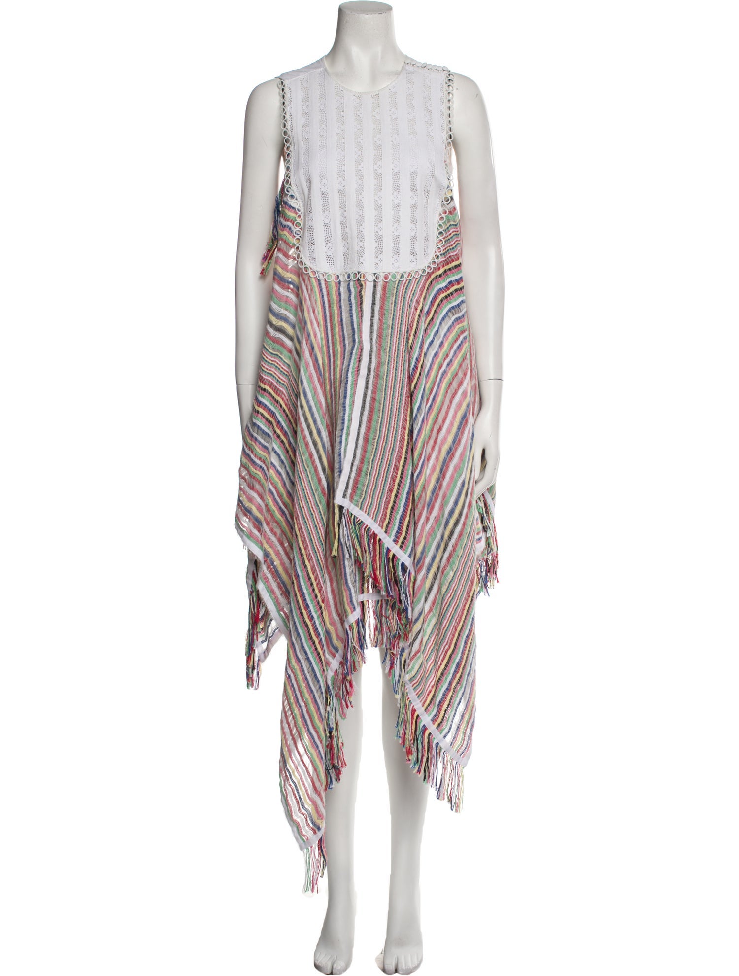 J.W. Anderson Striped Midi Length Dress